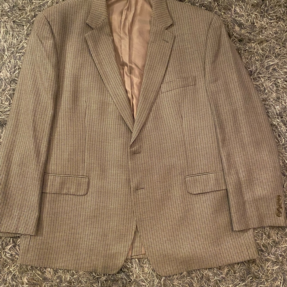 Chaps Men's Classic Checkered Blazer